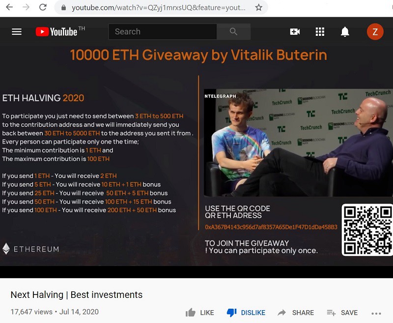 Click image for larger version

Name:	youtube-giveaway-scams.jpg
Views:	554
Size:	125.7 KB
ID:	449